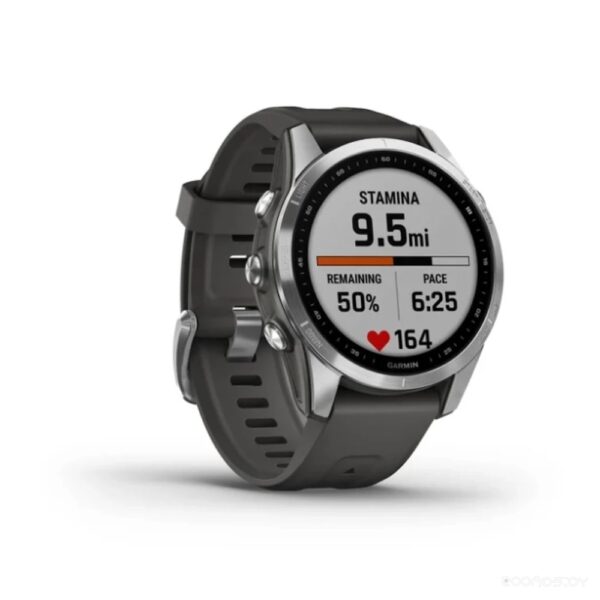 Умные часы Garmin Fenix 7S (серебристый/графитовый)