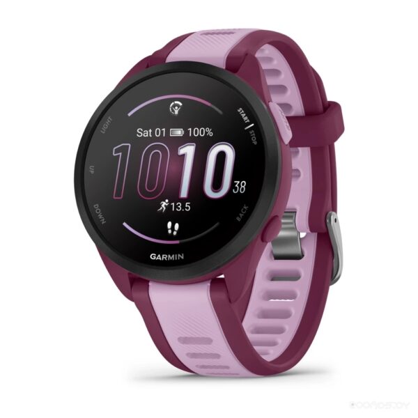Умные часы Garmin Forerunner 165 Music (ягода/сирень)