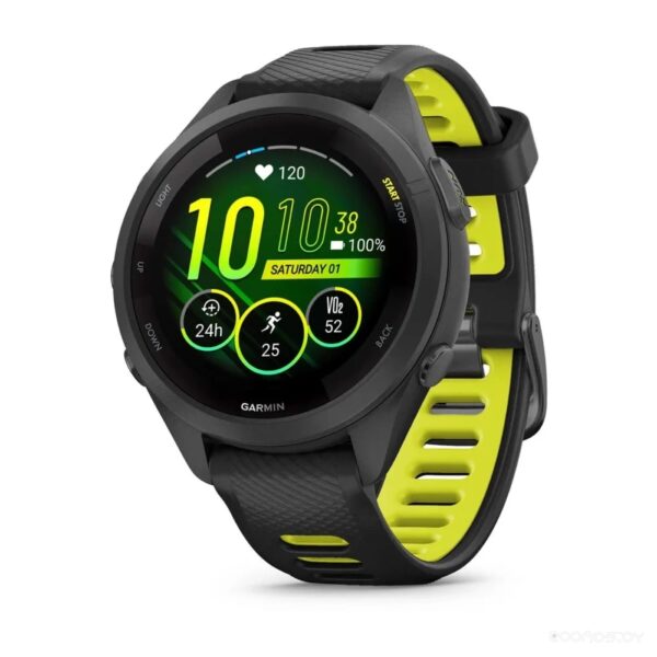 Умные часы Garmin Forerunner 265S (черный/желтый)