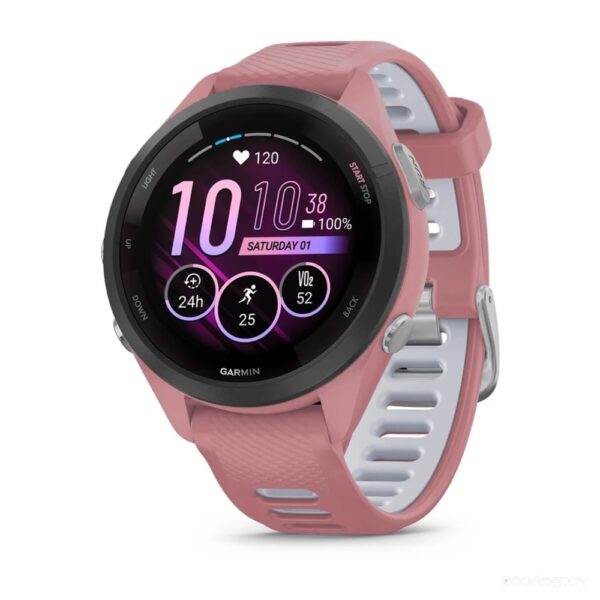 Умные часы Garmin Forerunner 265S (светло-розовый/пудрово-серый)