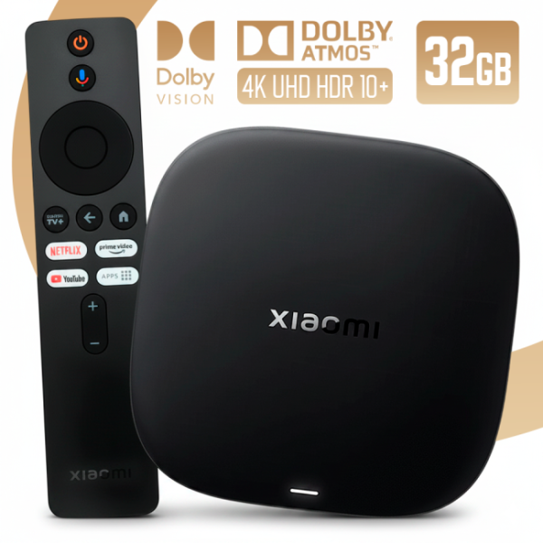 Смарт-приставка Xiaomi Mi Box S 3rd Gen 4K Ultra-HD